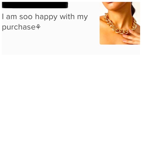 🎉HP 🍋2/$30 New Zara Chunky Link Toggle Necklace - Picture 5 of 5